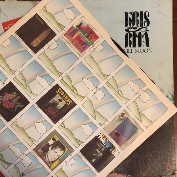 Kris Kristofferson & Rita Coolidge Full Moon Vinyl Album '73 - Picture 8 of 8